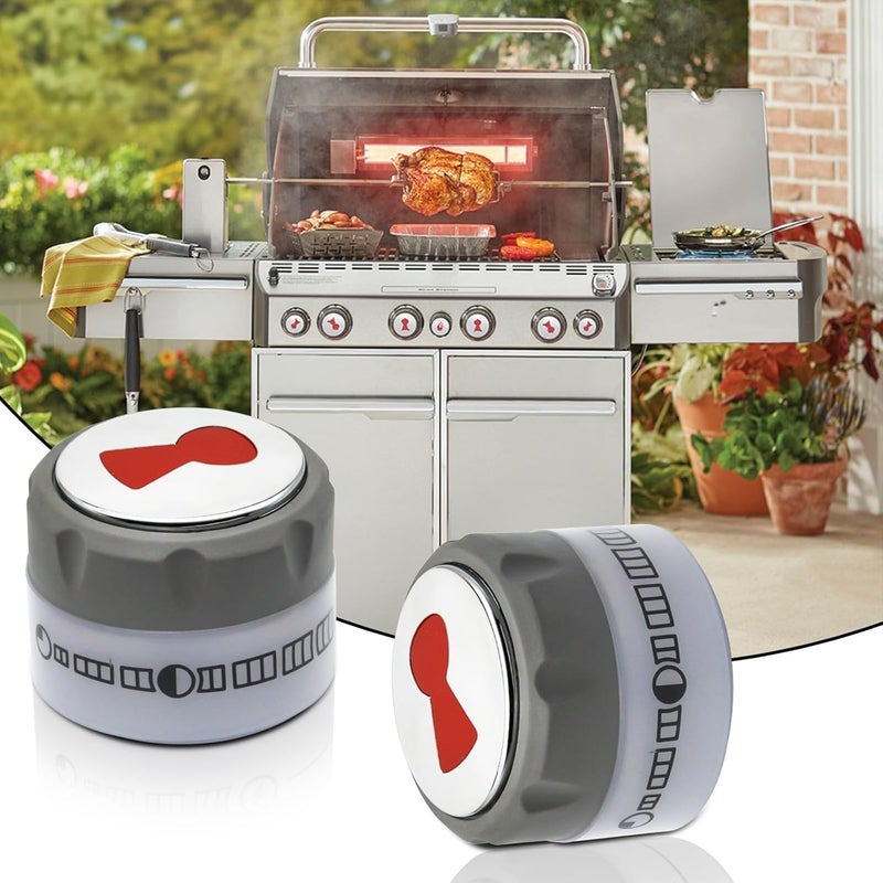 DEEKOOL Upgraded 91538 Lighted Control Knobs Compatible with Weber Summit 400/600 Grills Manufactured 2012 Years and Later, Fit for E-470/670 S-460/470/660/670 etc., 2 Pack - Image 5